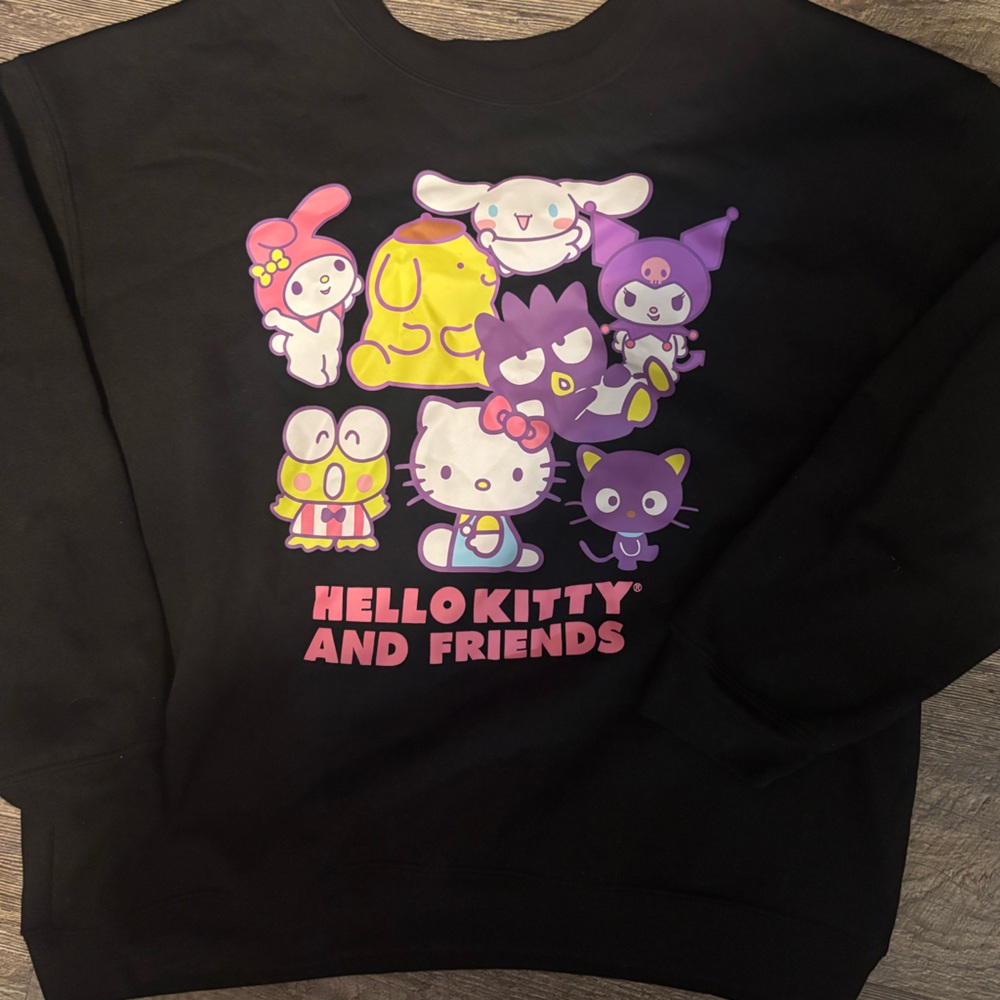 Hello Kitty Black Apparel XXL